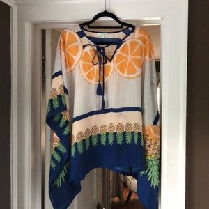 Jade Pineapple Poncho